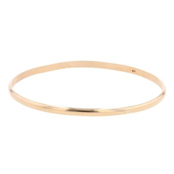 9ct Yellow Gold Plain Bangle