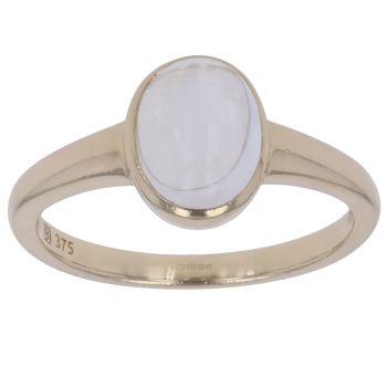 9ct Yellow Gold Moon Stone Fancy Ring