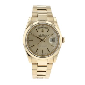 Rolex Day-Date Pre Owned Watch Ref 118208