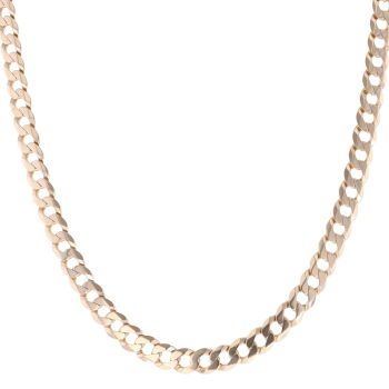 9ct Yellow Gold Curb Chain 24"