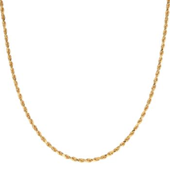 22ct Yellow Gold Rope Chain 20"