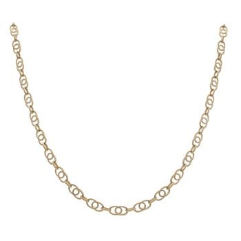 18ct Yellow Gold Fancy Chain 24"