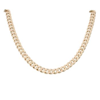 9ct Yellow Gold Curb Chain 20"