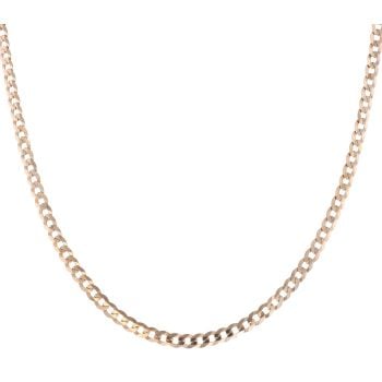 9ct Yellow Gold Curb Chain 20"