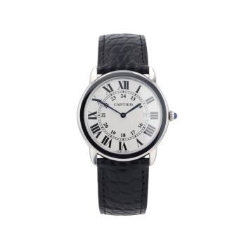 Cartier Ronde Solo Pre Owned Watch Ref 3603