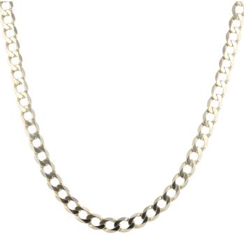9ct Yellow Gold Curb Chain 22"