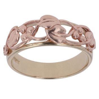 9ct Yellow and Rose Gold Tree Of Life Clogau Ring
