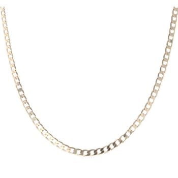 9ct Yellow Gold Curb Chain 18"