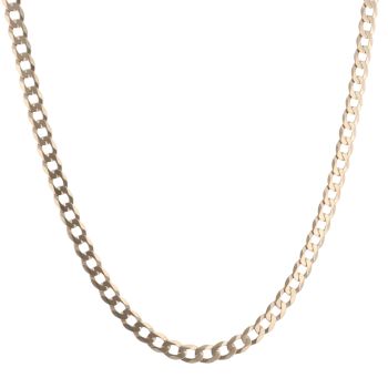 9ct Yellow Gold Curb Chain 20"
