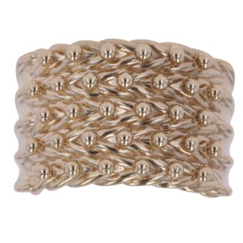 9ct Yellow Gold Five Row Keeper Ring