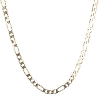 9ct Yellow Gold Figaro Chain 18"