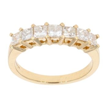 18ct Yellow Gold Diamond Eternity Ring by Anya Belle
