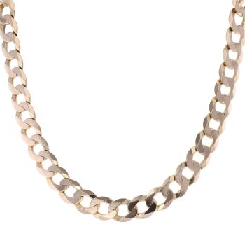 9ct Yellow Gold Curb Chain 24"