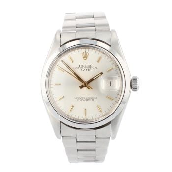 Rolex Oyster Perpetual Date Pre Owned Watch Ref 1500