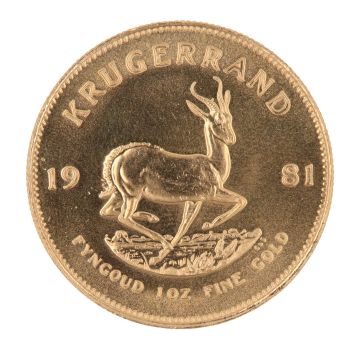 1981 1oz South Africa Krugerrand Coin
