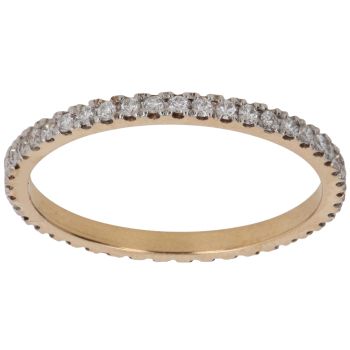 18ct Yellow Gold 0.75ct Brilliant Cut Diamond Full Eternity Ring