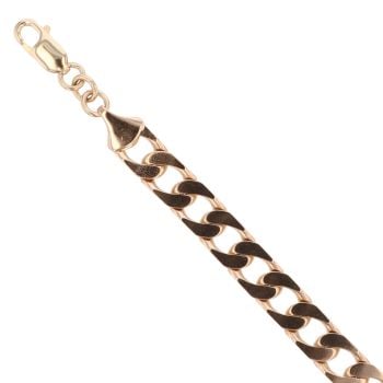 9ct Yellow Gold Curb Bracelet 8.5"