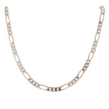 9ct Yellow Gold Figaro Chain 22"
