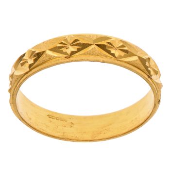 22ct Yellow Gold Wedding Band 3.7mm