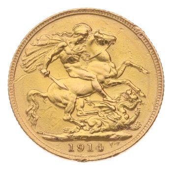 1927 George V Full Sovereign Coin