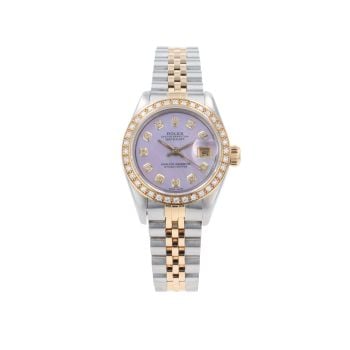 Rolex Custom Datejust Pre Owned Watch Ref 69173