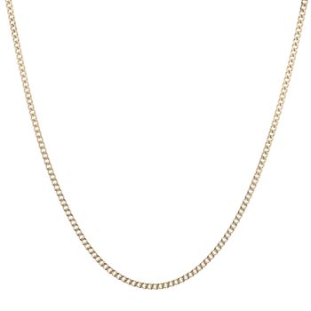 9ct Yellow Gold Curb Chain 18"