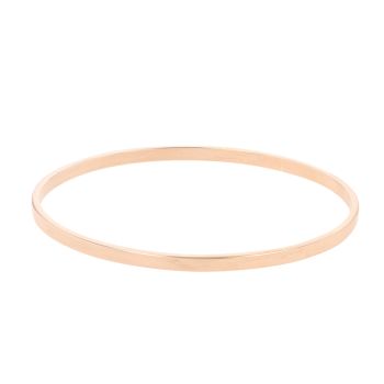 9ct Yellow Gold Plain Bangle