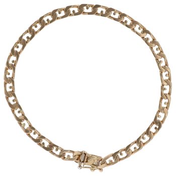 9ct Yellow Gold Fancy Bracelet 7.5"
