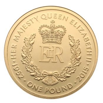 2015 Elizabeth II Tristan Da Cunha 1 Pound Coin Boxed with Proof