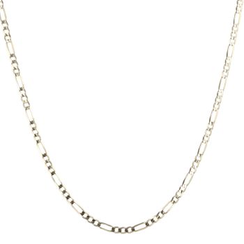 9ct Yellow Gold Small Links Figaro Chain 24"