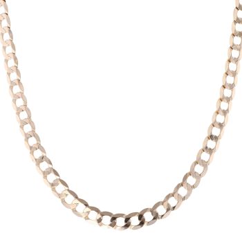 9ct Yellow Gold Curb Chain 20"