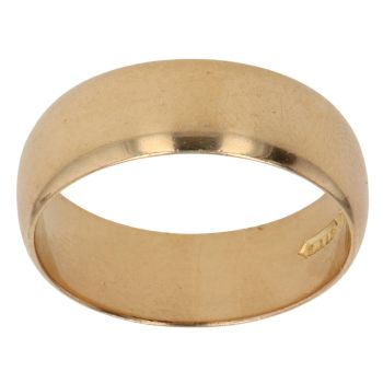 22ct Yellow Gold Wedding Band 6mm