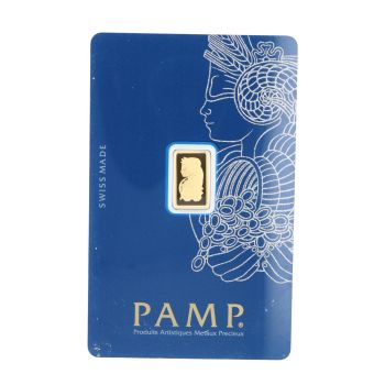 1g PAMP Suisse Lady Fortuna Sealed Ingot