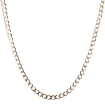 9ct Yellow Gold Curb Chain 18"
