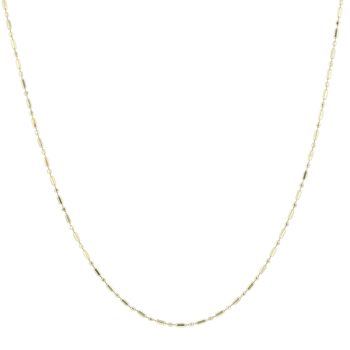 18ct Yellow Gold Bead Chain 18"