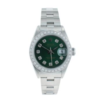 Rolex Custom Oyster Perpetual Date Pre Owned Watch Ref 79160