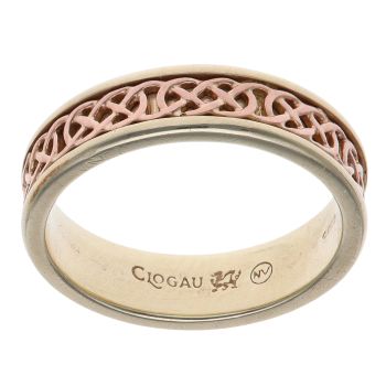 9ct Yellow and Rose Gold Clogau Annwyl Full Band