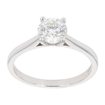 18ct White Gold 1.00ct Diamond Solitaire Ring