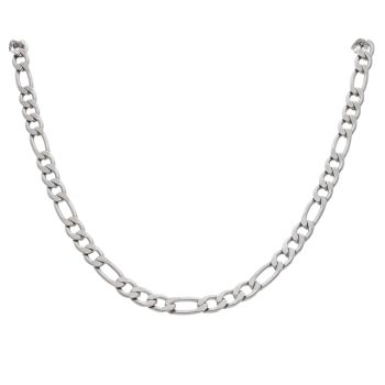 Unique & Co Stainless Figaro Chain 20"