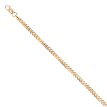14ct Yellow Gold Fancy Bracelet 7"