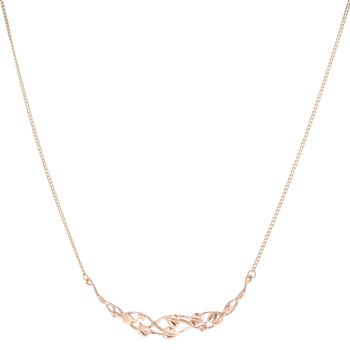 9ct Yellow and Rose Gold Clogau Vine Of Life Collarette Chain 16"