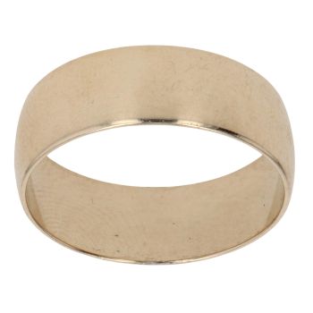 9ct Yellow Gold Plain Wedding Band 7mm