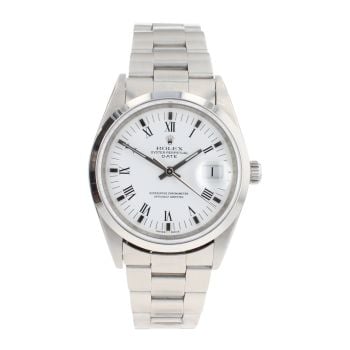 Rolex Oyster Perpetual Date Pre Owned Watch Ref 15200