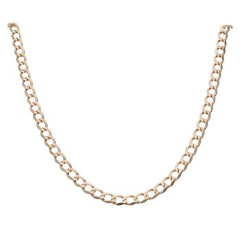 9ct Yellow Gold Curb Chain 32"