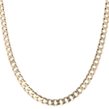 9ct Yellow Gold Curb Chain 20"