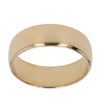18ct Yellow Gold Wedding Band 6.7mm