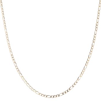 9ct Yellow Gold Figaro Chain 24"