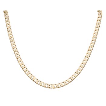 9ct Yellow Gold Curb Chain 20"