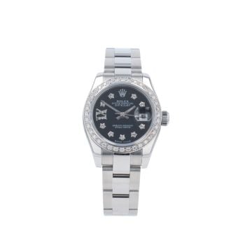 Rolex Custom Datejust Pre Owned Watch Ref 179160