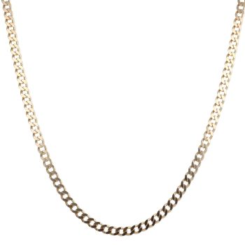 9ct Yellow Gold Curb Chain 22"